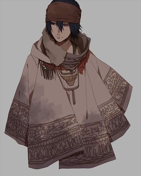 The better poncho than the last I think 🤔 Art Adventure Time, Art Vampire, Poncho Outfit, Outfit Anime, Uchiha Sasuke, Uchiha Clan, Vampire Knight, Fluffy Hair, Sakura And Sasuke