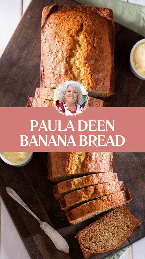 Paula Deen Banana Bread Banana Bread Recipe Paula Deen, Paula Deen Banana Bread Recipe, Pioneer Woman Banana Bread, Paula Deen Banana Bread, Paula Deen Recipes, Easy Banana Bread Recipe, Ripe Bananas, Paula Deen, Banana Recipes