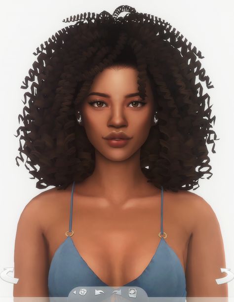 Sims 4 Afro Hair, Sims 4 Curly Hair, Sims 4 Tsr, Die Sims 4, Sims 4 Black Hair, Mod Hair, Sims 4 Cas Mods, The Sims 4 Skin, Cc Hair