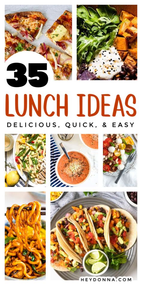 Easy Lunch For 1 Person, Lunch Ideas For The Family, Family Style Lunch Ideas, Quick And Easy Grab And Go Lunch, Quick Delicious Lunch Ideas, Lunch For Two Ideas, Lunch Ideas For Couples, Quick Filling Lunch Ideas, Lunch Entree Ideas