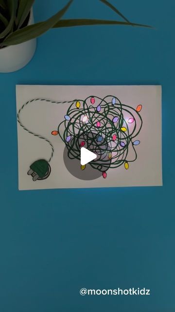 847K views · 35K likes | DIY electronics, stem and science activities for beginners on Instagram: "DIY “Tangled Christmas lights” interactive card. Easy paper electronics project for beginners. You will need: - 3 Lilypad LEDs - Conductive copper tape  - Coin cell battery 3v (CR2032) - Reed switch (normally open) - Magnet - Paper - Tissue paper - Markers #stem #stemteacher #stemeducation #stemlearning #papercrafts #papercircuits #christmascard #diycards #creativeart" Tissue Paper Art Christmas, Light Up Christmas Cards, Light Up Cards Diy, Stem Christmas Activities For Kids, Christmas Stem Projects, Interactive Christmas Cards, Diy Interactive Cards, Christmas Science Activities, Electronics Project