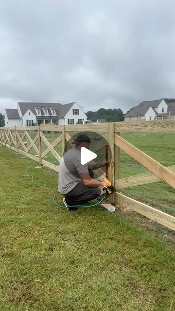 Jesse Lloyd on Instagram: "#fenceinstallation #fencebuilding #crossbuck" Crossbuck Fence Diy, Crossbuck Fence, Outdoor Hardscape, Michael Jackson Beat It, Fence Construction, Fence Diy, Fence Options, Horse Fencing, Privacy Fence Designs