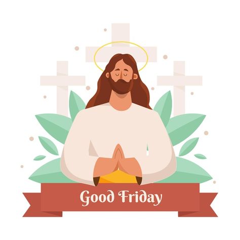 Good Friday Illustration, Friday Cartoon, Friday Illustration, Good Friday Images, Happy Good Friday, Running Fast, Christian Traditions, Palm Sunday, Easter Weekend