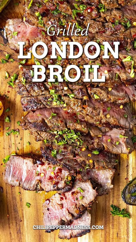 Best London Broil Recipe, Broil Recipes, London Broil Steak, London Broil Marinade, London Broil Recipe, Grilled London Broil, Recipes Grill, Cooking London Broil, London Broil Recipes