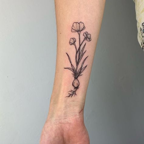 Rooted Flower Tattoo, Flower Tattoo With Roots, Flowers With Roots Tattoo, Flower Roots Tattoo, Roots Tattoo Ideas, Root Tattoo, Roots Tattoo, Tattoo Thoughts, Chicory Root