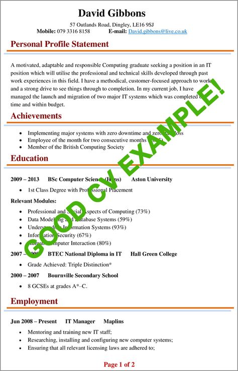 How To Write A Cv Curriculum, Canadian Format Resume, Cv Writing Professional Cv, Academic Cv Examples, English Cv Examples, Best Cv Format For Job, Cv Writing Format, Canadian Cv Template, Cv Samples For Job