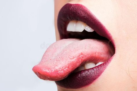 Open Lips Reference, Mouths Reference Photography, Tongue Out Photography, Mouth Tongue Reference, Woman With Tongue Out, Open Mouth With Tongue Out, Open Mouth Tongue Out Reference, Person With Tongue Out, Person With Mouth Open