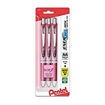 Check this out! Pentel Energel, Pink Pens, Gel Ink Pens, Metal Pen, Pen Design, Writing Supplies, Ink Toner, Ink Refill, Pen Refills