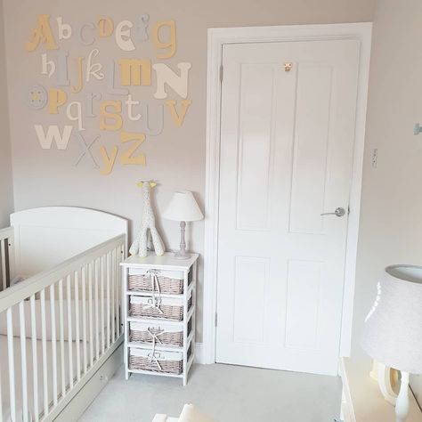 Dulux Egyptian Cotton, Dulux Paint, Neutral Paint Color, Unisex Nursery, Nursery Room Inspiration, Nursery Colors, Neutral Nursery, Nursery Furniture, Nursery Neutral