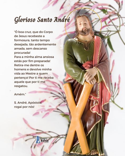 A Igreja comemora hoje a festa de S. André, Apóstolo. Foi S. André quem teve a graça de ser o primeiro a conhecer Jesus e ser chamado para o seguir. #santoandréapostolo #imagemdegesso Zelda, Jesus, Wallpapers, Zelda Characters, Fictional Characters