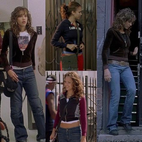 Honey’s outfits in Honey. Which outfit’s your favourite? • Honey 2003 ‧ Dance/Romance ‧ 1h 34m • #honey #movie #movies #outfit #outfits #2000s #00s #jessicaalba Do you like Honey’s wardrobe? Outfits From The Movie Honey, 2000s Music Video Outfits, Movie Honey Outfits, Julie James Outfits, Y2k Movies Outfits, 2000s Shows Outfits, 2000s Megan Fox Outfits, Honey Daniels Inspired Outfits, 2000s Rom Com Aesthetic Outfits