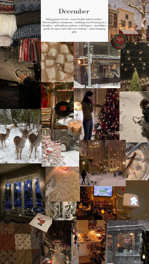 christmas/december mood board aesthetic Christmas, December Mood Board, Christmas Mood Board, Board Aesthetic, Christmas December, Christmas Mood, Mood Board