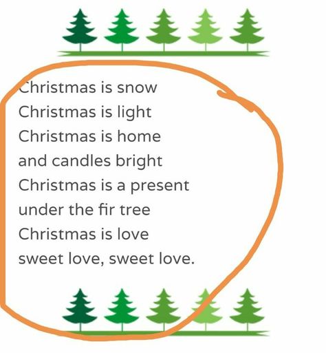 Christmas Nursery Rhymes, Christmas Poems For Kids, Easter Crossword, Christmas Concert Ideas, Christmas Poetry, Christmas Skits, Vows Quotes, Winter Poems, Monthly Activities