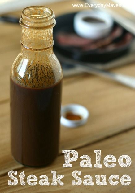 Paleo Steak Sauce (aka Copycat A1). If you're anything like me, you probably have a love-hate relationship with it. On one hand, you love the taste and probably grew up with it as a staple in your house but on the other hand, you hate the low-quality ingredients that they choose to use to make it. This version is tasty and paleo, gluten free, dairy free and grain free. Paleo Steak, Steak Sauce Recipes, Paleo Condiments, Paleo Sauces, Homemade Condiments, Condiment Recipes, Steak Sauce, How To Eat Paleo, Homemade Sauce