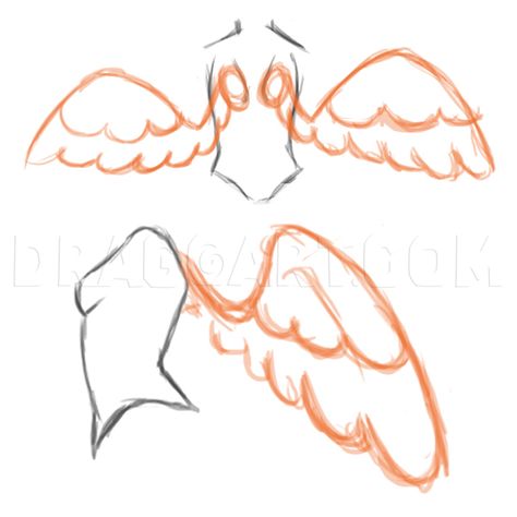 How To Draw Angels, Angel Wings Drawing, Wings Drawing, Angel Drawing, Body Drawing Tutorial, Body Base Drawing, Drawing Guide, Art Tools Drawing, Sketches Tutorial