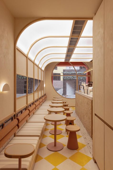 Cafe Seating Design, Cafe Design Interior, Cafe Booth, Coffee Booth, Coffee Shop Concept, Blog Design Inspiration, Cafe Seating, Concept Ideas, Coffee Shop Design