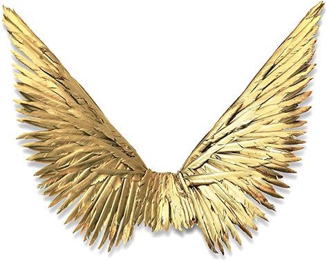 Gold Wings Costume, Gold Wings Angels, Gold Fairy Wings, Red Pngs, Angel Wings Halloween, Crying Angel, Angel Oc, Theme Nails, Fairy Goddess