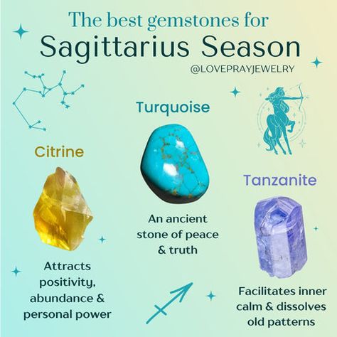 Sagittarius Birthstone & 10 Best Crystals for Sagittarius Sagittarius Stones And Crystals, Sagittarius Gemstones, Crystals For Sagittarius, Celtic Zodiac Signs, Sagittarius Birthstone, Celtic Zodiac, Gemstones Chart, Sagittarius Season, Witch Vibes