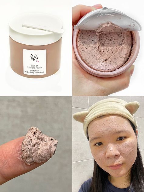 [Review] Beauty of Joseon Red Bean Refreshing Pore Mask Beauty Of Joseon Red Bean Mask, Mask For Combination Skin, Pore Cleansing Mask, Face Mask For Pores, Mask Skincare, Skincare Habits, Pore Mask, Pore Minimizer, Beauty Of Joseon