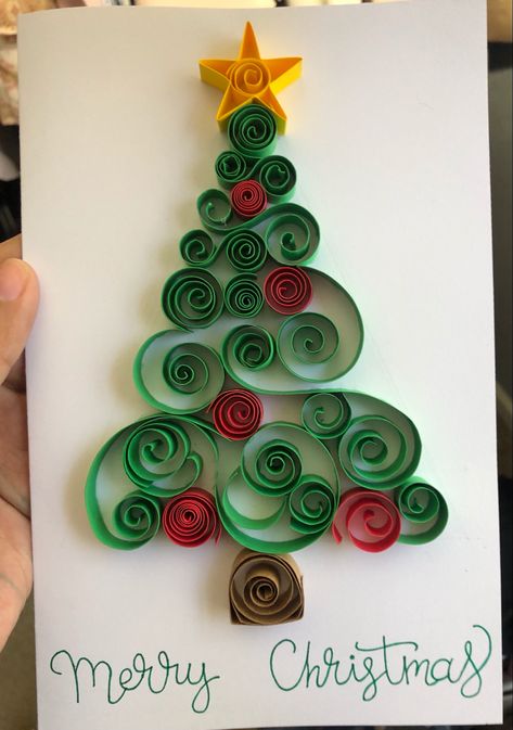 Quilled Tree, Christmas Crafts To Make And Sell, Diy Quilling Crafts, Paper Quilling For Beginners, Paper Quilling Cards, Quilling Work, Desain Quilling, Quilling Christmas, Paper Quilling Patterns