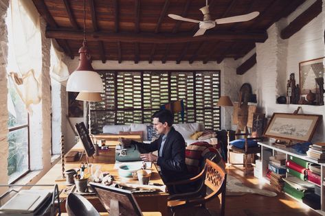 At Santa Maddalena, a Retreat for Writers, ‘Literature is the Primary Value’ - The New York Times Writers Retreat, Artist Retreat, The English Patient, Antique Desk, The New York Times, Tuscany, New York Times, Writers, Pinterest Likes