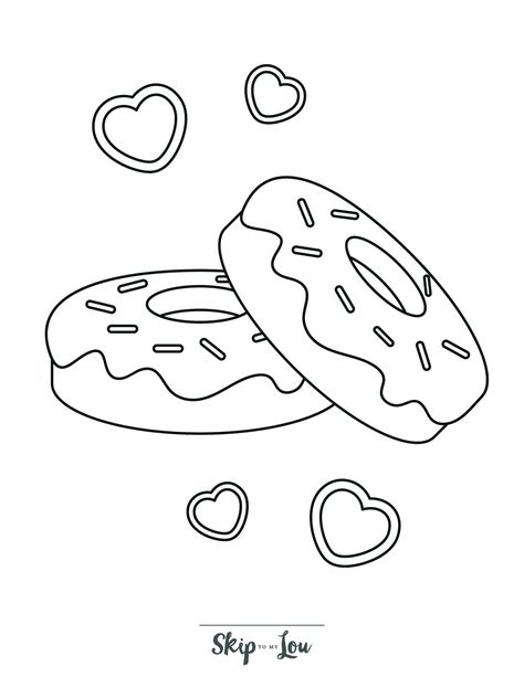 Fun Donut Coloring Pages with Free Printable Book | Skip To My Lou Donut Template Free Printable, Donut Coloring Page, Easy Donuts, Skip To My Lou, Easter Coloring, Coloring Page Printable, Easter Coloring Pages, Easter Colouring, Printable Books