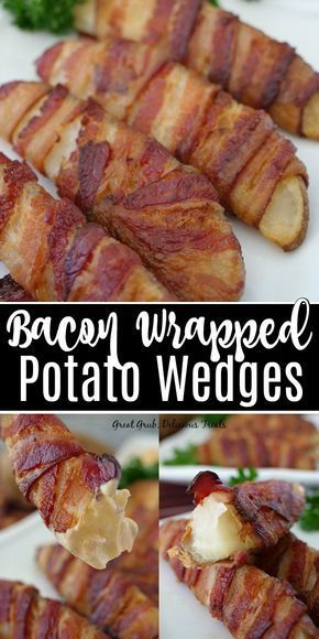 Bacon Wrap Potatoes, Bacon Wrapped Baked Potato, Bacon Wrapped Food Ideas, Bacon Wrapped Food, Potato With Bacon, Bacon Wrapped Recipes, Bacon Wrapped Potatoes, Potatoes With Bacon, Bacon Potatoes