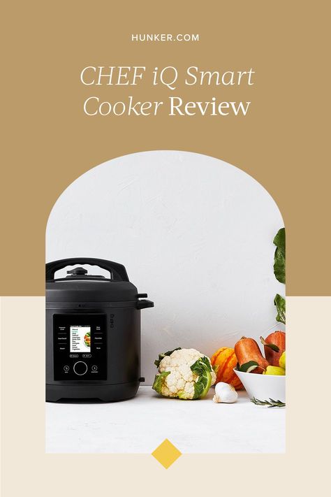 When I got the opportunity to try a CHEF iQ Smart Cooker, I figured I could potentially change my ways. Here's what I thought: #hunkerhome #smartcooker #smartcookerreview #chefiq #chefiqreview Smart Cooker Recipes, Chef Iq Recipes, Steam Veggies, Perfect Pasta, Pressure Cookers, Steamed Rice, The Chef, A Chef, Pressure Cooker Recipes