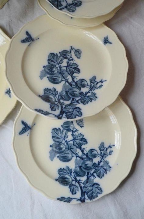 Moore Aesthetic, Victorian Tea Sets, New England Cottage, Crockery Design, Antique Glass Bottles, Plates And Bowls Set, Victorian Aesthetic, Antique Plates, Blue And White China