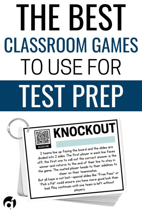 With school testing right around the corner, are you searching for ideas you can use for test prep for elementary? You won’t want to miss these fun test prep games I have included in today’s blog. These test prep games include old school games for test prep like around the corner and 4 corners, games that encourage teamwork like knockout, and even low key test prep review games like secret skill and stinky feet. Make sure to check out all of these review games for elementary test prep here. Classroom Review Games Elementary, Testing Review Games, Test Prep Games, Review Games For Middle School, Test Review Ideas, Review Games For Elementary, Review Games High School, Staar Review Games, Test Prep Review Games