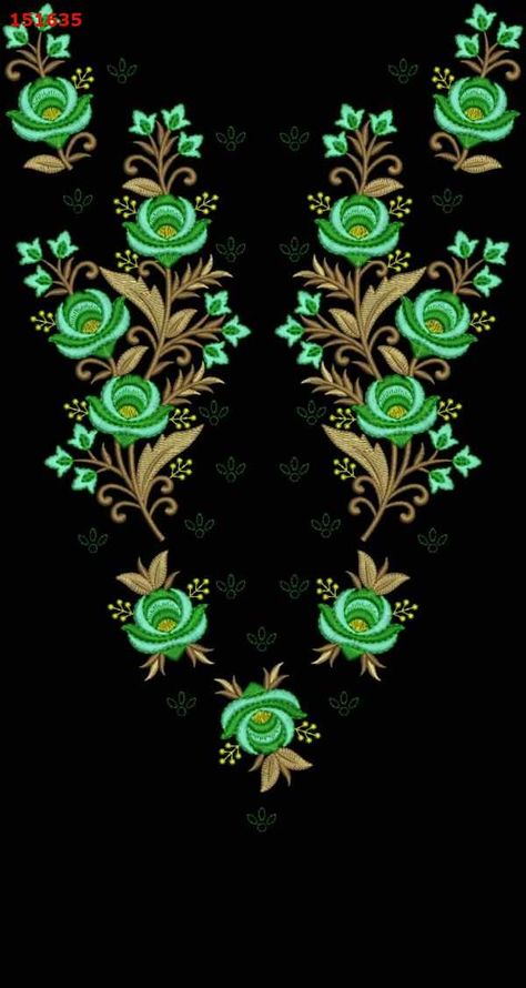 Textile Pattern Design Fashion, Flower Pattern Design Prints, Cotton Crochet Patterns, Embroidered Suits, Crewel Embroidery Patterns, Decorative Ornaments, New Embroidery Designs, Persian Art Painting, Machine Embroidery Thread