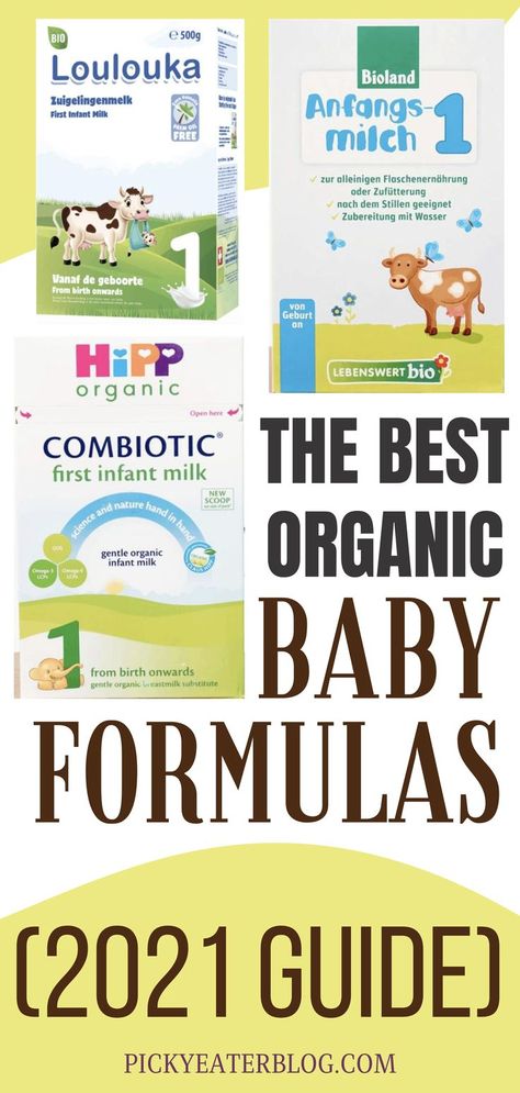 Standing in the formula aisle of the supermarket looking at all the choices with bright packages can be challenging. When selecting which formulas to include on this list, we considered first and foremost the ingredients included. So what do you do when it comes to the health of your baby? How do you plan a the diet for a newborn? We have listed the best organic baby formulas buyer’s guide and product reviews for you!#babyformula #formulafed #organicformula #formulafeeding #infantformula Organic Baby Formula, Formula Feeding, Healthy Mom, Baby Formula, Healthy Families, Picky Eaters, Natural Baby, Pregnancy Tips, Healthy Living Tips