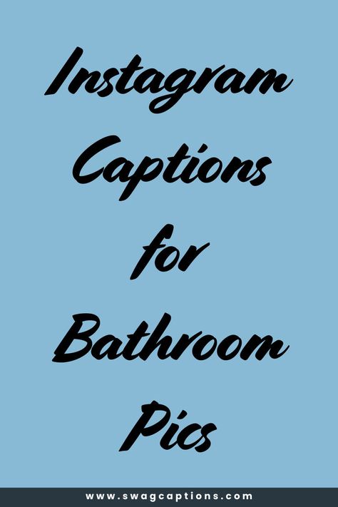 Looking for the perfect Instagram captions for bathroom pics? Discover a collection of witty, funny, and creative captions that will make your bathroom selfies stand out! From humorous one-liners to stylish phrases, these captions are perfect for your bathroom mirror moments. Enhance your posts with engaging text that captures the essence of your snapshots and adds a touch of personality. Creative Captions, Bathroom Pics, Bathroom Selfies, Bathroom Selfie, Selfie Quotes, Selfie Captions, Quotes For Instagram, Bathroom Pictures, Bathroom Humor