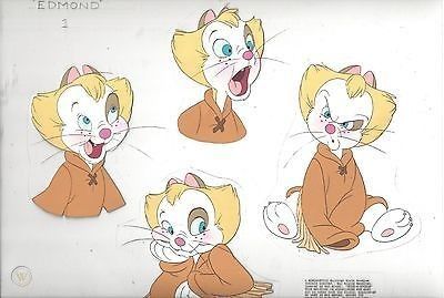 Edmond Rock-a-Doodle Don Bluth Cat animation Model cel | #504979190 Rock A Doodle Movie, Don Bluth Character Design, Don Bluth Art Style, Don Bluth Art, Rock A Doodle, Cat Cartoon Drawing, Cats Animated, Cat Animation, Don Bluth