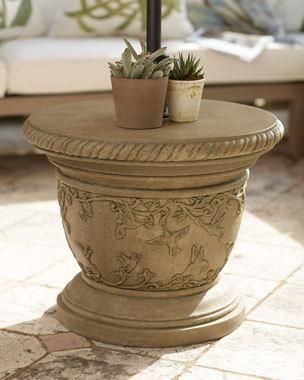 Afrohemian Style, Outdoor Umbrella Table, Umbrella Table, Roman Garden, Pedestal Tables, Outdoor Showers, Farmhouse Renovation, Garden Inspo, Outdoor Furniture Decor