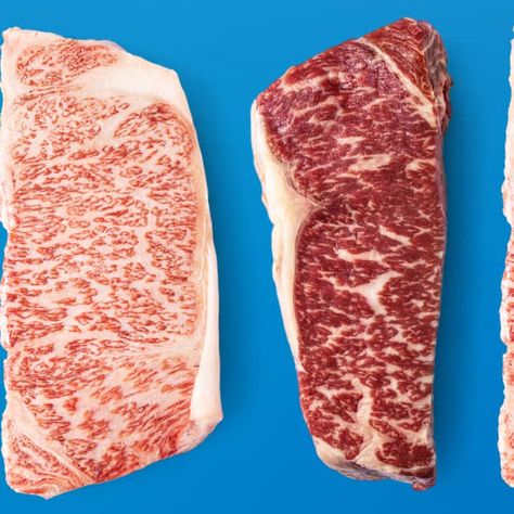 Your favorite method for cooking steak may not be the best choice for this ultra-rich and tender meat. We show you how to cook both Japanese and American Wagyu to perfection. Wagyu Strip Steak Recipe, Wagyu Recipes, Beef Top Round Steak, Wagyu Ribeye, Strip Steak Recipe, Top Round Steak, Cooking Steak, Wagyu Steak, Beef Steak Recipes