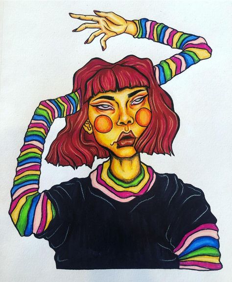 MADWORLD on Instagram: “Trying to get to know myself • • • #prismacolor #prismacolorpencils #prismacolorart #trippyart #drawthisinyourstylechallenge…” Getting To Know Myself, Get To Know Myself, Know Myself, Sharpie Drawings, Prismacolor Art, Hippie Painting, Trippy Art, Hippie Art, Art Inspiration Painting