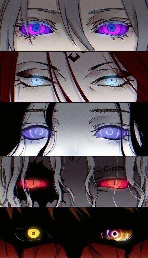 How To Draw Anime Eyes, Manga Eyes, Demon Eyes, Eyes Artwork, Evil Anime, Anime Eye Drawing, Anime Eyes, 영감을 주는 캐릭터, Eye Art