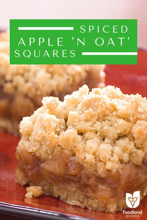 Apple Oatmeal Squares, Apple Crisp Squares, Easy Apple Squares Recipe, Date And Apple Squares, Applesauce Squares, Date Squares Old Fashioned, Easy Squares Recipe, Easy Dessert Squares, 8x8 Desserts