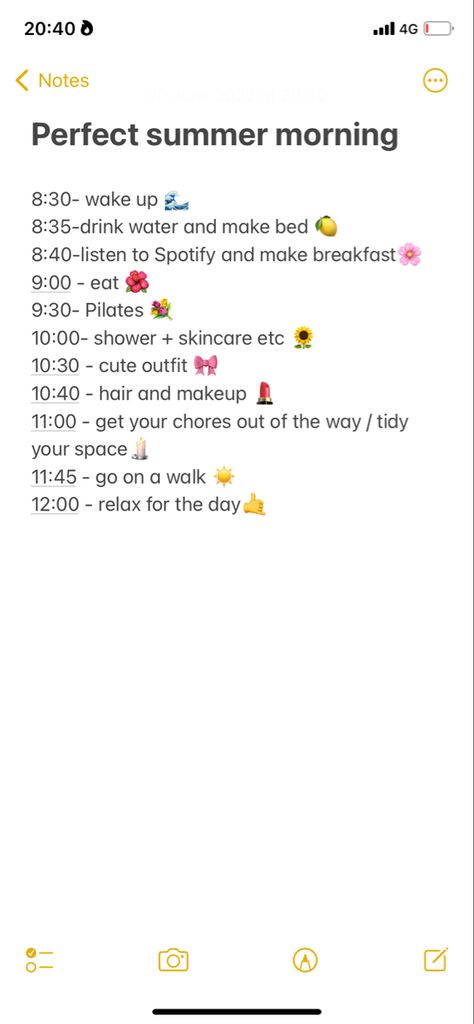 Holiday Productive Routine, Perfect Morning Routine Summer, Perfect Day Routine Summer, Productive Holiday Routine, Preppy Morning Routine Summer, After Pool Routine, Morning Routine Teenage Girl Summer, Morning Routine Summer Break, Summer Morning Quotes