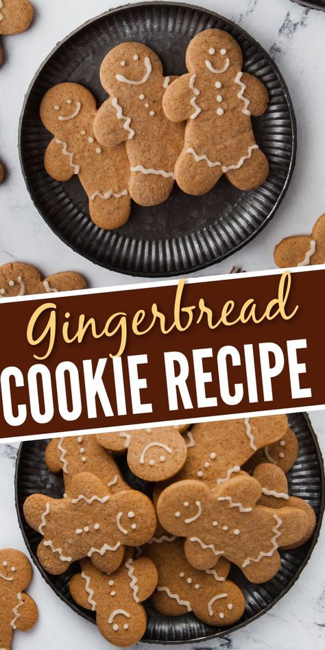 Absolutely perfect Gingerbread Cookies. These adorable little cookies are perfect for decorating. Christmas Cookie Recipe, Ginger Bread Cookies Recipe, Ginger Beard, Gingerbread Recipe, Ginger Recipes, Ginger Cookies, Spice Recipes, Cookies Recipes Christmas, Molasses