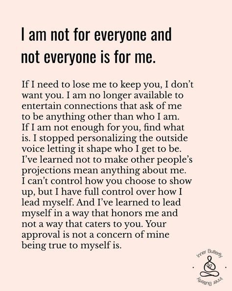 ✨When you learn your value, you don’t allow others to undervalue you. 🤍I no longer value others more than I value myself. ✨I don’t have this desperate need to be liked or wanted. ✨I know I’m not for everyone and everyone isn’t for me. Like me as I am or don’t, but I won’t shift and change to be liked. 💡I’ve learned that the relationship we have with ourselves alters the lens through which we see the world. 💎It alters how we view ourselves and what we think we are worthy of. 🤍Learn to v... You Don’t Value Me, I’m Not For Everyone, Valuing Yourself, Value Yourself, High Value Woman, Chemistry Notes, Your Value, Abundance Mindset, My Values