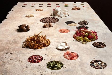 Estudio Rafael Freyre designs a restaurant of biodiversity in Lima Design Cibo, Ceramic Glaze Recipes, Dinner Restaurants, Edible Arrangements, Restaurant Concept, Food Displays, Food Table, Food Display, Food Experiences