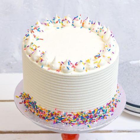 Vanilla Birthday Cake, Sugar Free Cake, London Cake, Online Cake Delivery, Cake Bakery, Queens Ny, Cake Delivery, Cake Online, Free Birthday