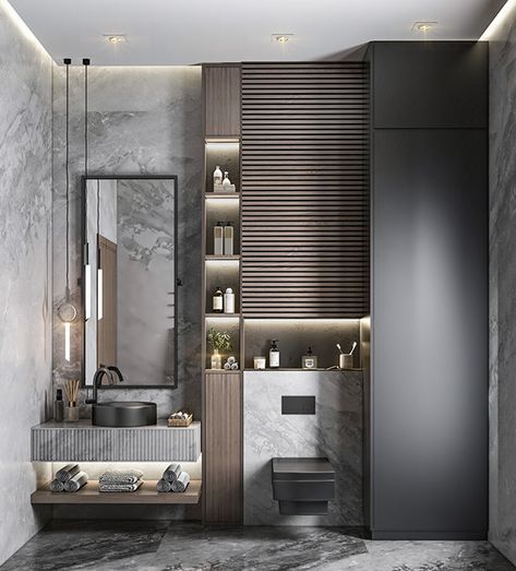 Beautiful Small Bathroom Designs, Apartment Bathroom Design, Toilet Design Modern, Small Toilet Design, Toilet And Bathroom Design, Luxury Toilet, Bathroom Dimensions, Bedroom Interior Design Luxury, Bathroom Inspiration Modern