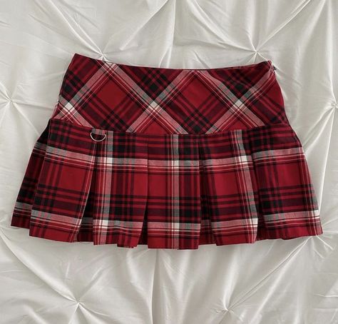 Red Skirt, Plaid Skirt, Cute Skirts, 2000s Fashion, Dream Clothes, Gilmore Girls, Looks Vintage, Fashion Killa, Look Cool