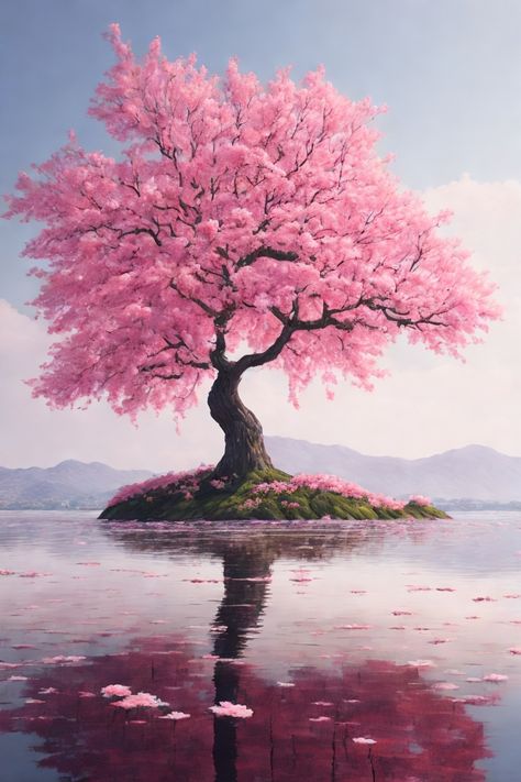 Buying intricate Sakura cherry blossoms canvas prints can offer a range of benefits for art lovers and homeowners looking to enhance their living spaces. Cherry Blossom Fantasy Art, Cherry Blossom Digital Art, Cherry Blossom Artwork, Cherry Blossom Art Wallpaper, Sakura Tree Art, Cherry Blossoms Tree, Cherry Blossom Garden, Sakura Garden, Botanical Journal