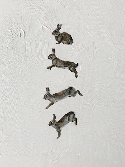 Hare Jumping Illustration, Bunny Jumping Drawing, Rabbit Jumping Drawing, Jumping Rabbit Illustration, Jumping Bunny Drawing, Bunny Jumping Tattoo, Jumping Rabbit Tattoo, Jumping Bunny Tattoo, Rabbits Jumping