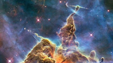 Hubble Space Telescope Pictures, Universe Drawing, Telescope Hubble, Nasa Pictures, Mystic Mountain, Nasa Hubble, Nasa Images, Hubble Images, Hubble Telescope