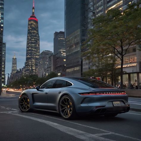 Porsche Taycan Turbo S Car Print Realistic New York Cityscape Car Wall Art Luxury Electric Vehicle Car Wall Art Urban City Night Digital Art - Etsy Canada Night Digital Art, Porsche Taycan Turbo S, Wall Art Luxury, New York Cityscape, Istanbul Photography, Dream Car Garage, Porsche Taycan, Car Wall Art, Turbo S